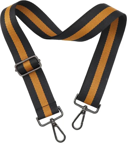Miniatura 68 de Correa para bolso con herrajes dorados de repuesto, correa para bolso cruzado, correa ancha ajustable para colgar al hombro Oro Hardware-rombic-351