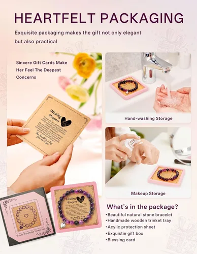Miniatura 6 de LEJIAJINW Regalos curativos de aliento para mujeres, regalos de jubilación de agradecimiento para compañera de trabajo, profesora, jefe, mamá