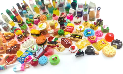 Miniatura 3 de Botellas en miniatura de bebida de comida para jugar al juego de cocina (20 comidas (aleatorias))