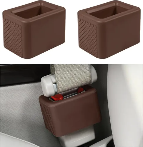 Miniatura 12 de 2 soportes para hebilla de cinturón de seguridad, hebilla de silicona para cinturón de seguridad para un fácil acceso, el fijador de hebilla