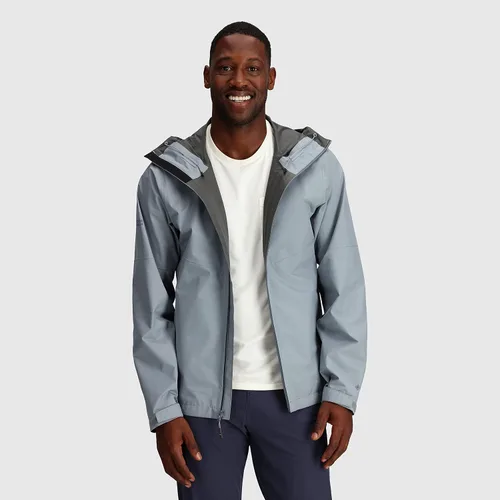 Miniatura 5 de Outdoor Research Chaqueta Foray II para hombre - Impermeable y resistente al viento con capucha