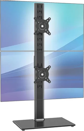 Miniatura 11 de Single Monitor Arm, Monitor Mount for 17-32 inch Screens Gas Spring Adjustable Monitor Stand, Vesa Mount with Clamp and Grommet Aluminum Base - Fits