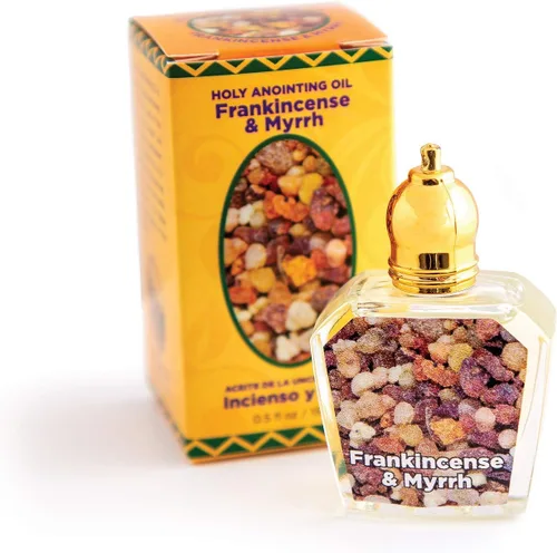 Miniatura 9 de Aceite de unción de tierra santa ámbar de Israel, botella enrollable de 1/2 oz de Jerusalén, hierbas y esencias de origen local, regalo