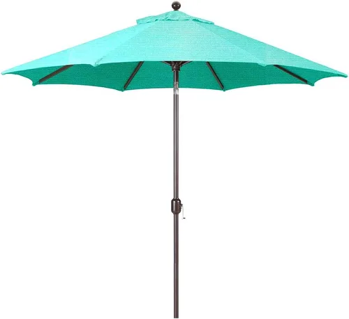 Miniatura 11 de Galtech Sombrilla de mercado de inclinación automática de lujo, 7.5 pies, para patio al aire libre, terraza, piscina, sombrilla independiente