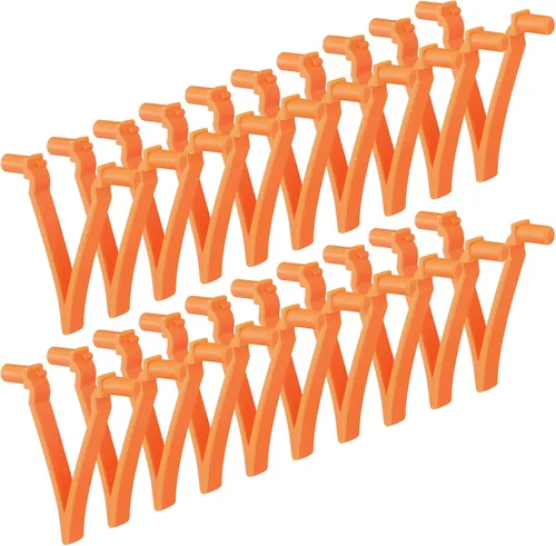 Novabright 20 clips universales en V de mariposa para piscina, accesorios de repuesto fuertes para natación, accesorios de spa, se adapta a redes de