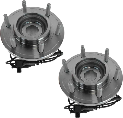 Miniatura 157 de TRQ Juego de 2 rodamientos de rueda delantera y conjunto de cubo 4WD compatible con Ford Ranger Mazda B4000 1998-2000