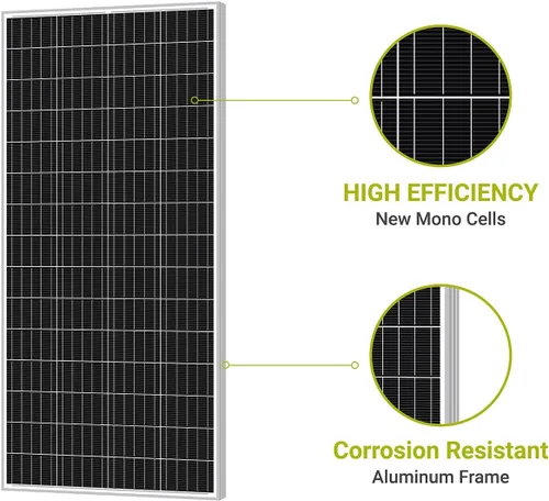 Miniatura 3 de Newpowa 175/200 W panel solar, Plateado