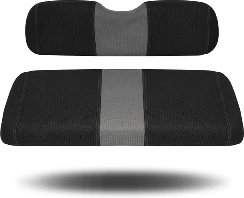 Miniatura 8 de Golf Cart Seat Covers Fit EZGO TXT/Club Car DS/Club Car Precedent/Yamaha Drive/Aftermarket Common Rear Seat Kit, Washable Breathable Air Mesh Cloth