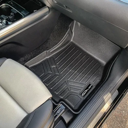 Miniatura 3 de SMARTLINER Juego de alfombrillas de primera fila para todo tipo de clima, compatibles con Mercedes-Benz AMG GLA 35 2021-2025