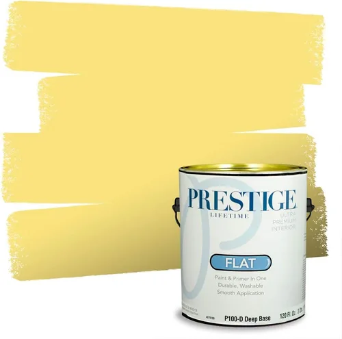 Miniatura 41 de PRESTIGE Pinturas Pintura Exterior e Imprimación En Uno, 1 Galón, Satinado, Pareja Comparable de Benjamin Moore* Amarillo* 320BM-PCM