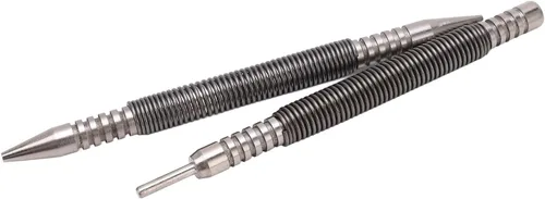 Miniatura 7 de Juego de perforadores de bisagra, 2 piezas de doble cabeza y juego de punzón de bisagra, juego de uñas de resorte 3500 PSI Striking Force
