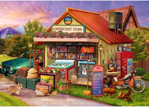 Miniatura 24 de HUADADA Rompecabezas para adultos de 1000 piezas, base de fabricación entrelazada perfectamente sin polvo, decoración del hogar, juguetes de desafío