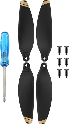 Miniatura 11 de 1/2/4 pares de hélices de bajo ruido para DJI Mavic Mini 2/Mini SE Drone Hélices ligeras portátiles de peso ligero accesorio para alas de drone