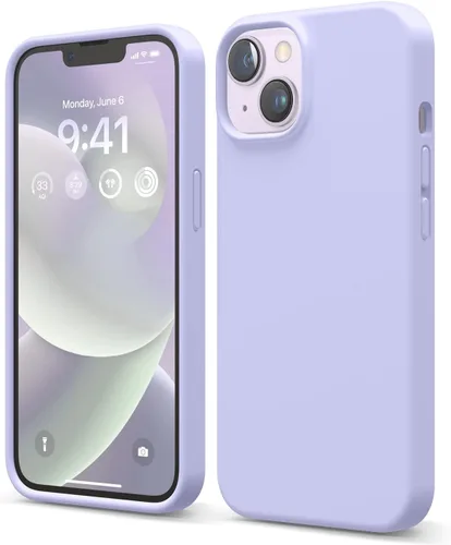 elago Compatible con Funda para iPhone 14, funda de silicona líquida, funda protectora de cuerpo completo, a prueba de golpes, diseño delgado, forro
