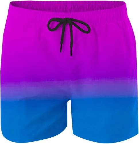 Miniatura 4 de Mens Swimming Trunks Quick Dry Swim Shorts with Mesh Lining Lightweight Swimwear Bathing Suit Gradient Beach Shorts