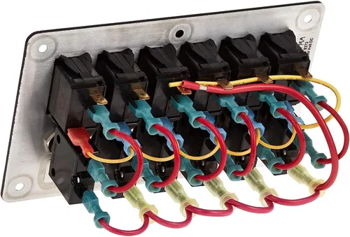 Miniatura 5 de Blue Sea SystemsPANEL H2O 12VDC CLB 6POS BK VERT