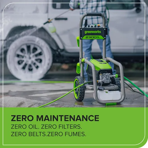 Miniatura 12 de Greenworks Pro - Lavadora de presión eléctrica sin escobillas 2300 PSI (Certificada SGS) 2.3 GPM Máx. / 1.2 GPM