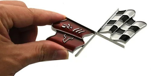 Miniatura 6 de 1 emblema de nariz frontal para Corvette C3 1968-1972 (cromado)
