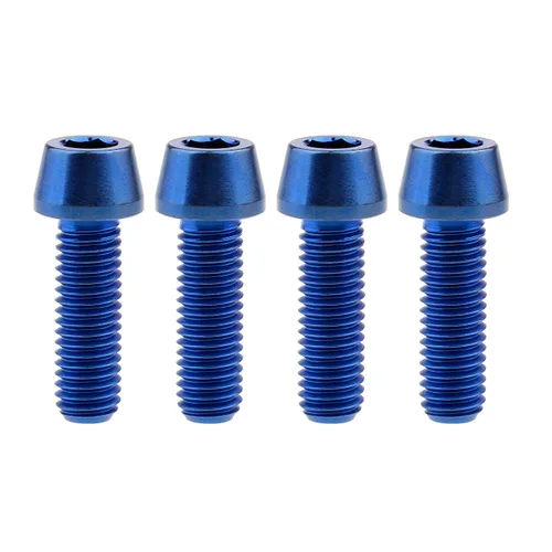 Miniatura 51 de Tornillos de titanio Ti M8 x15 20 25 30 35 40 45 50 60 2.756 in 0.049 in de paso hexagonal Allen Tornillos de cabeza hueca paquete de 4