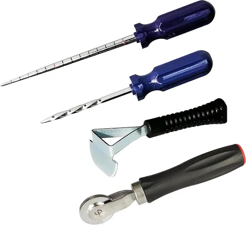Miniatura 2 de HT-M61 Kit de herramientas de reparación de neumáticos, raspador de revestimiento interior de neumáticos, 1 pieza; sonda de reparación de neumáticos