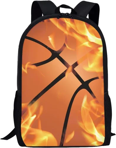 Miniatura 29 de HUGS IDEA Los animales frescos 3D niños escuela libro bolsa niños impresión mochilas, Baloncesto, Moderno