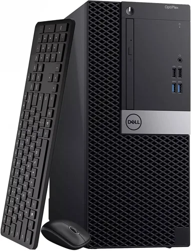 Dell Optiplex 7050 Tower - Computadora de escritorio Intel Core i5-7500 de 7ª generación de 3.40 GHz, 16 GB DDR4 de RAM, SSD de 256 GB, disco duro