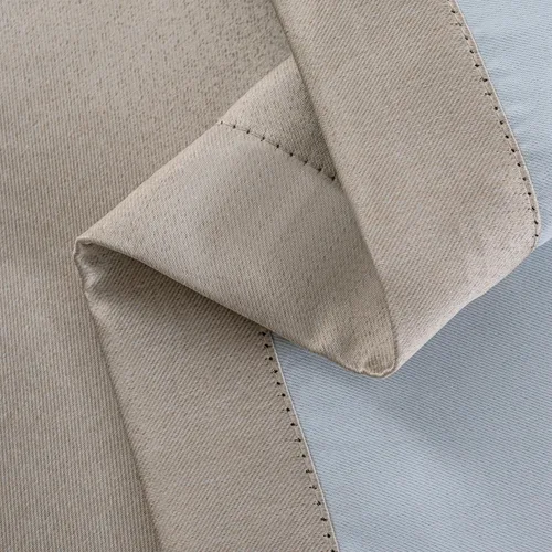 Miniatura 5 de LUXE WEAVERS Eco Collection - Par de paneles de ventana, color crema, 100% opacas, 63 pulgadas de largo