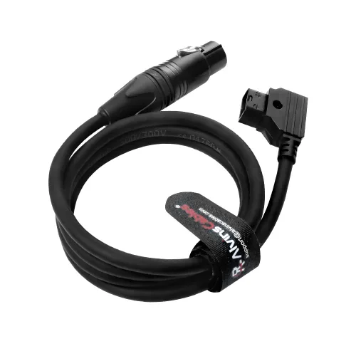 Miniatura 4 de Alvin's Cables D-tap a XLR Cable de alimentación hembra de 3 pines para luz de video SmallRig RC 120B, ultra suave 1M/39.4 pulgadas