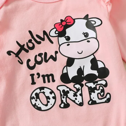 Miniatura 53 de Traje de primer cumpleaños para niña - Holy Cow I'm One