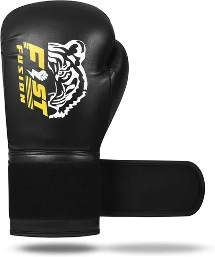 Miniatura 6 de Guantes de boxeo para Muay Thai, MMA, Kickboxing, boxeo, piel maya, guantes de cuero para hombres, mujeres y adultos, 8, 10, 12, 14, 16 onzas