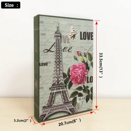 Miniatura 3 de Álbum de fotos de 4 x 6 pulgadas, 300 bolsillos, en caja para álbumes de boda, álbum de fotos familiar, aniversario de bebé, bolsillo, vacaciones