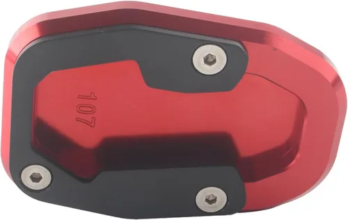 Miniatura 7 de Soporte lateral antideslizante para ampliar almohadilla para DUCATI DESERT X 2022-2023 Rojo