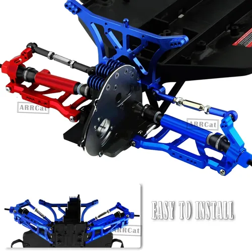 Miniatura 6 de Parte de mejoras CVD del eje de transmisión para 1/10 Slash 4x4 VXL Platinum Ultimate, Rustler VXL 4X4, Stampede VXL 4X4, Hoss VXL, ARRCat 4 piezas
