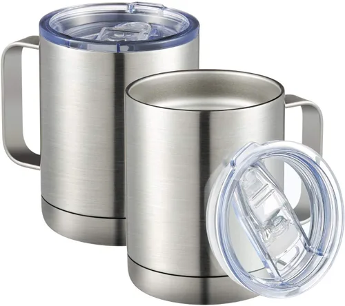 Miniatura 13 de MEWAY - Taza de café con asa, vaso térmico