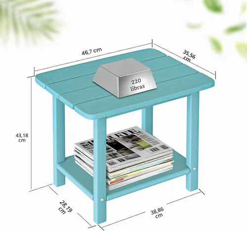 Miniatura 2 de Juego de sillas plegables Adirondack de 3 piezas, respaldo extra alto de 38 pulgadas y grano de madera en relieve, muebles de patio de polietileno