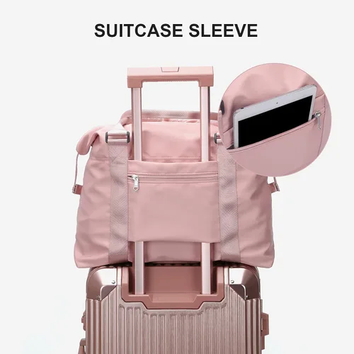 Miniatura 5 de Sport Travel Duffle Bag Large Gym Tote Bag for Women, Weekender Bag Carry on Bag for Airplane, Ladies Beach Bag Overnight Bag Waterproof Bag Luggage