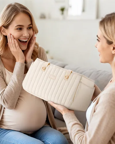 Miniatura 7 de Organizador de pañales para bebés, cesta de almacenamiento de pañales con asa, organizador de auto para niños y niñas y nuevos padres, baby shower