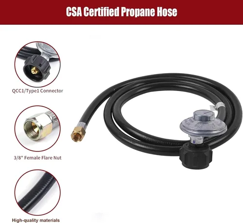 Miniatura 2 de Kit de manguera y regulador para Weber Part 7501 7502 Genesis Silver A & B Parts, Weber GS4 Genesis II/II LX Gas Grill, Genesis Gold B & C, Spirit