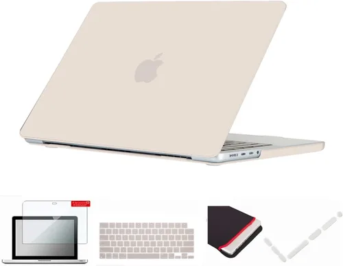 Miniatura 84 de Se7enline Funda rígida compatible con MacBook Pro 2021-2025 de 14 pulgadas para A3434 A2442 A2779 A2918 A2992 A3112 A3401 M5 M4 M3 M2 M1 y teclado