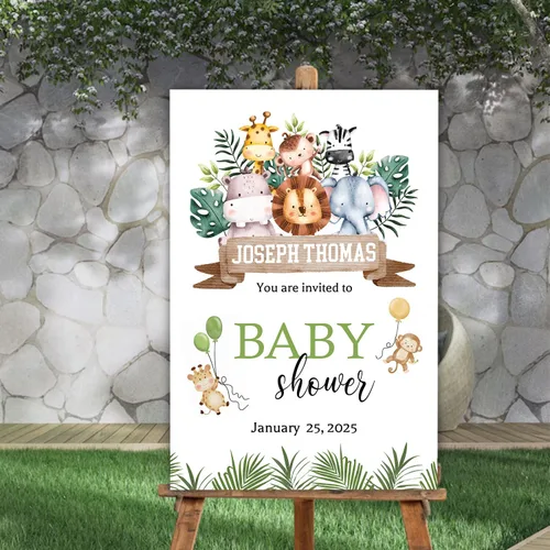 Miniatura 25 de Letrero de bienvenida personalizado para baby shower, con texto en inglés «A Little Sweetheart on the way» Baby Shower, cartel de bienvenida
