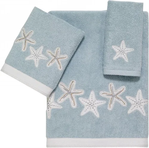 Miniatura 12 de Avanti Linens - Juego de toallas de 3 piezas, toallas de algodón suaves y absorbentes (colección Caicos)
