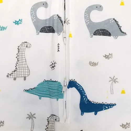 Miniatura 4 de Saco de envolver para bebé con patrón de dinosaurio de algodón de 3 maneras ajustables, mantas para bebé recién nacido de 4 meses, 6 meses, 3 a 9