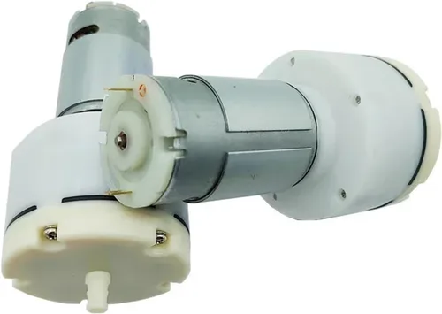 Miniatura 7 de 1 unidad 12V 15LPM gran flujo alta presión mini 555 vacío bomba de aire presión negativa succión diafragma bomba DIY Packer Inflador