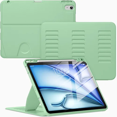Miniatura 15 de VIKESI - Funda para iPad Air de 11 pulgadas con chip M3 / M2 2025/2024 y para iPad Air de 5ª/4ª generación de 10.9 pulgadas 2022/2020, funda