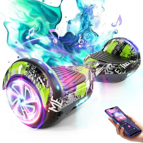 Miniatura 13 de SISIGAD Scooter, 6.5" Flash Wheels & Corlorful LED Lights, All for Girls Boys Kids Ages 6+ A-black
