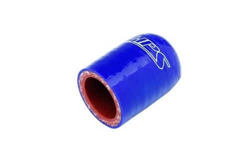 HPS Calentador de derivación de tapa de refrigerante de silicona reforzada de 3 capas azul de alta temperatura (0.748 in), 1-5/8 pulgadas de