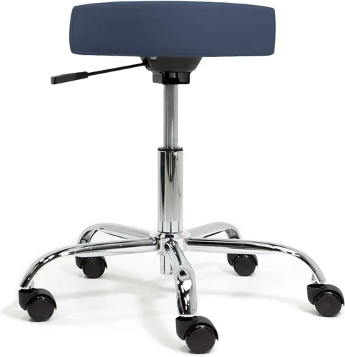EARTHLITE Taburete de dibujo de salón de masaje neumático, sin fugas (frente a hidráulico), ajustable, rodante, sin CFC / silla facial de spa médico
