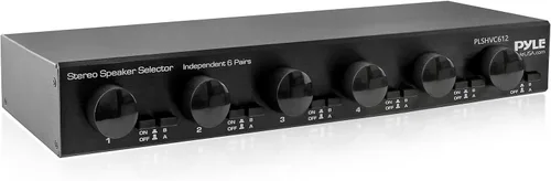Miniatura 8 de Pyle Home Premium Nuevo y Mejorado Selector de Interruptores de Altavoces de 6 Zonas y 6 Canales, Caja de Distribución Hub para Amplificador Estéreo