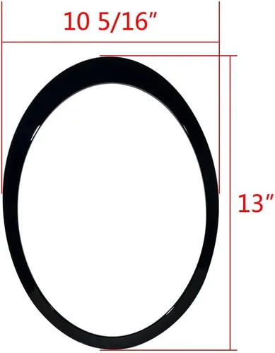 Miniatura 3 de Anillos de ajuste para faros delanteros izquierdo y derecho, repuesto original para BMW Mini Cooper 2007-2015 R55 R56 R57 R58 R59 (negro brillante)