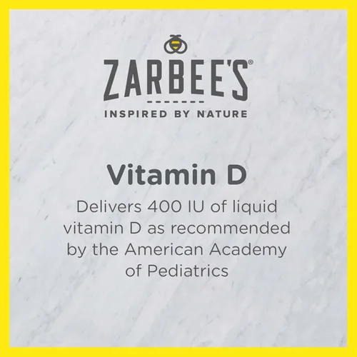 Miniatura 2 de Zarbee's Naturals para bebé, 531, suplemento de vitamina D Vitamin D Supplement), 1, 1